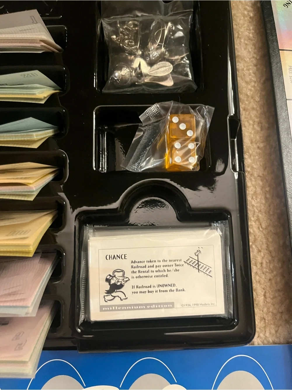 Monopoly Millennium 2000 Collectible Board Game Vintage